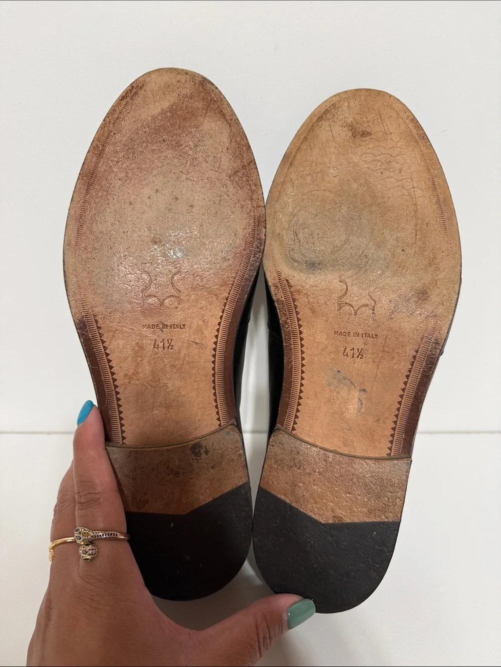 Vintage Basketweave Leather Penny Loafer